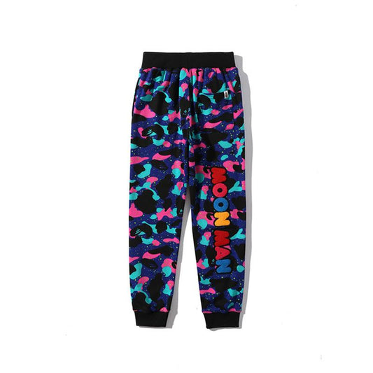 Bathing Ape Pant Galaxy Travel Notes Camouflage Trousers